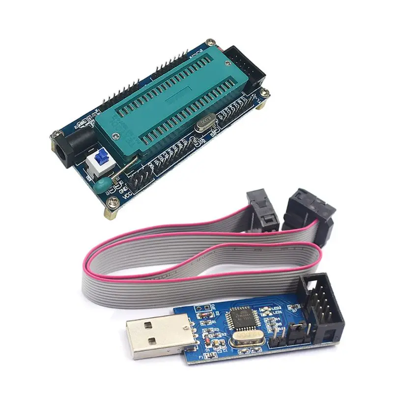 

2025 New AVR ATMEGA System Development Board and USB ATMEGA8 ISP Programmer 51 Module