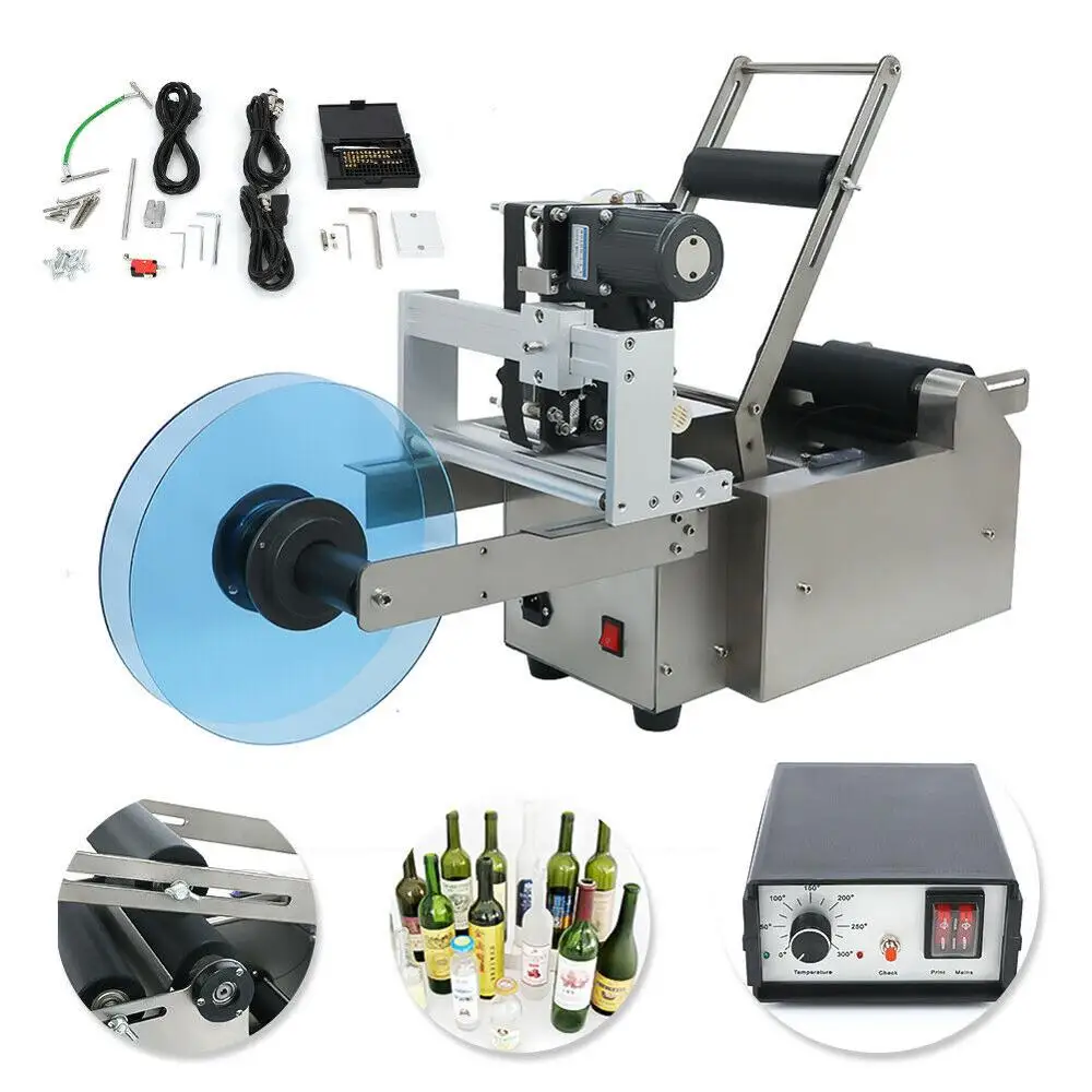 

MT-50D Automatic Round Bottle Labeling Machine Labeller & Date Code Printer