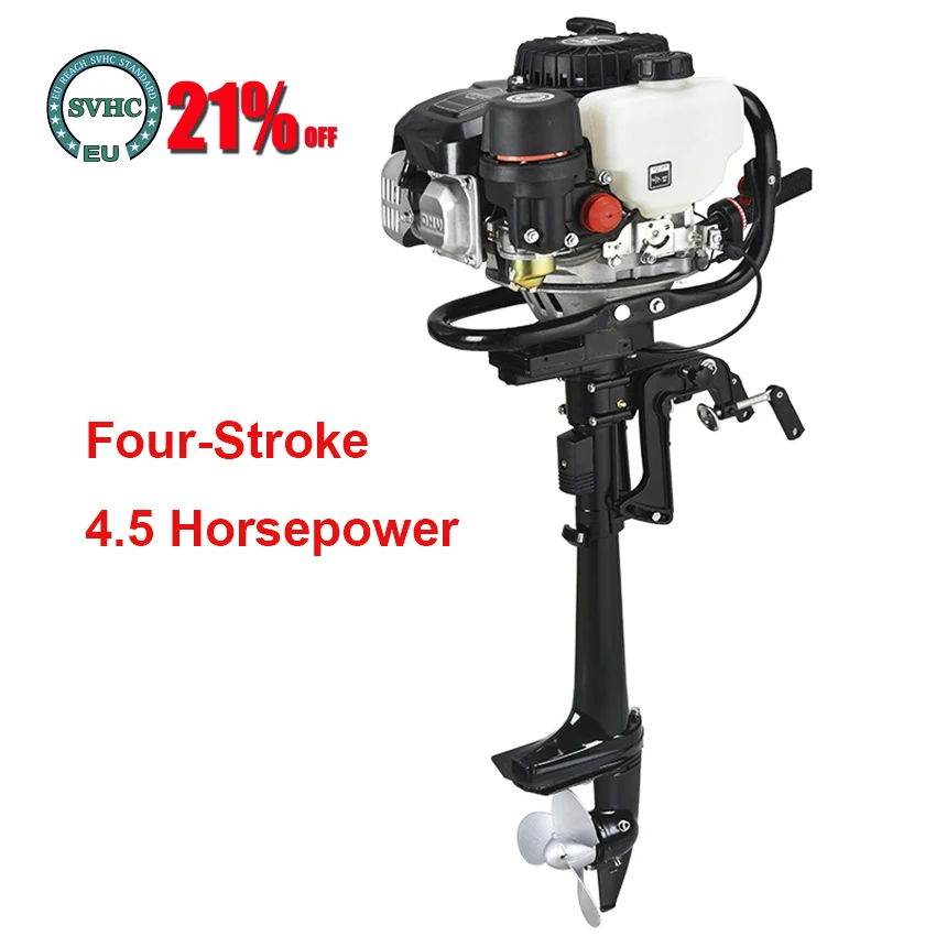 

4 Stroke Outboard Engine Motor 4.5 Horsepower Fishing Boat Marine Propeller Motor Inflatable Boat Rubber Dinghy Outboard Engine