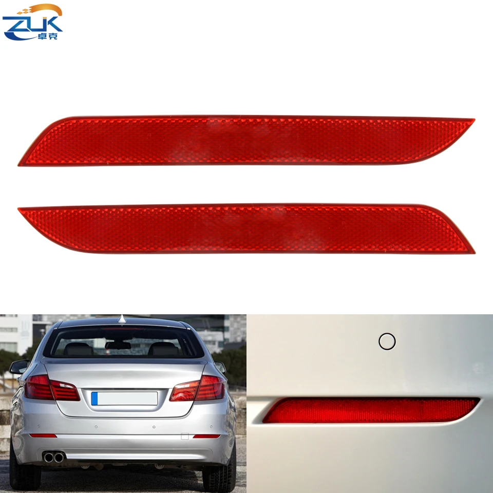 

ZUK задний бампер отражатель для BMW 5 серия F10 F18 520 523 525 528 530 535 550 2009 2010 2011 2012 2013 задний противотуманный светильник противотуманная фара
