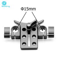 Aluminum Alloy 15MM Telephoto Lens Support Bracket Adapter Extention Tube Clip Rig Rod Clmap System for 5D3 5D2 SLR DSLR Camera