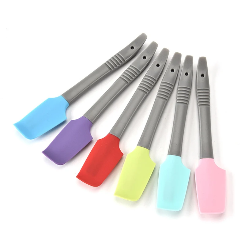 

Kitchen Silicone Cream Butter Cake Spatula Mixing Batter Scraper Brush Butter Mixer Cake Brushes Baking Tool Kitchenware