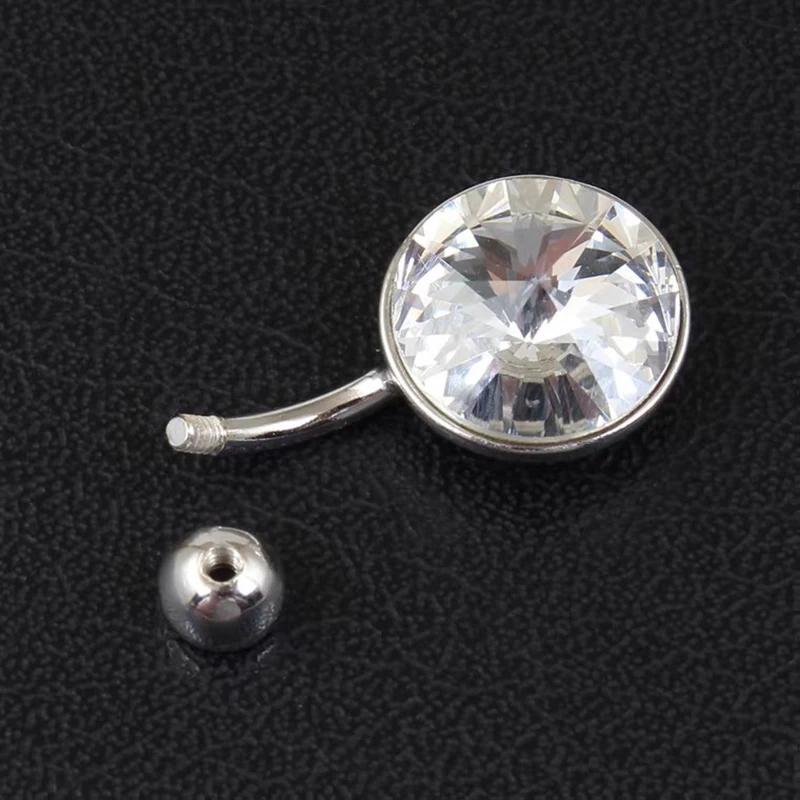 Neogotycka David Star biżuteria do ciała kolczyk wpinany w pępek 925 srebro kobieta Piercing brzucha srebro 925 kobieta Sexy nowy 1.5MM