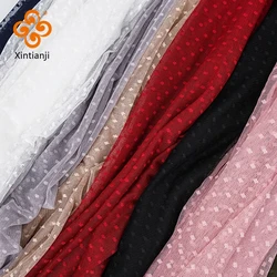 Fashionable Mesh Lace Fabric Jacquard Tulle Fabric Wedding Fabric For Sewing Dress And Girl‘s Tulle Skirt 45X150cm/Pcs TJ1931