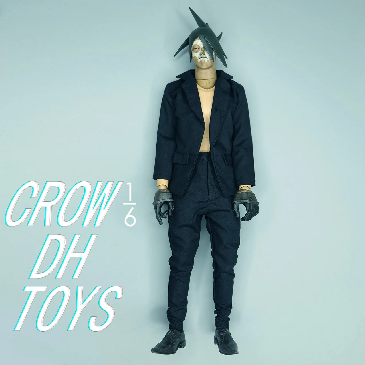 

1/6 Soldier CROWDHTOYS Trend Slim Small Suit Dark Blue (Body 3ATOYS in the picture) for 12inch Male Body Doll