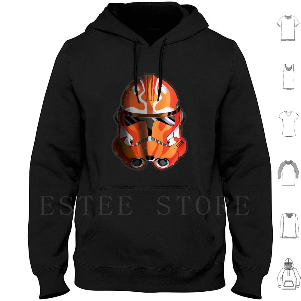 Ahsoka Clone Trooper Helmet Hoodies Long Sleeve 501ist Ahsoka Echo Rex Clone Kix Fives Trooper