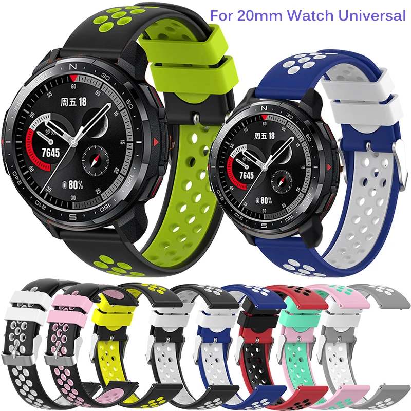 

Ремешок для часов Huawei Honor Watch ES / Honor GS Pro, сменный Браслет, аксессуары для часов, 20 мм 22 мм