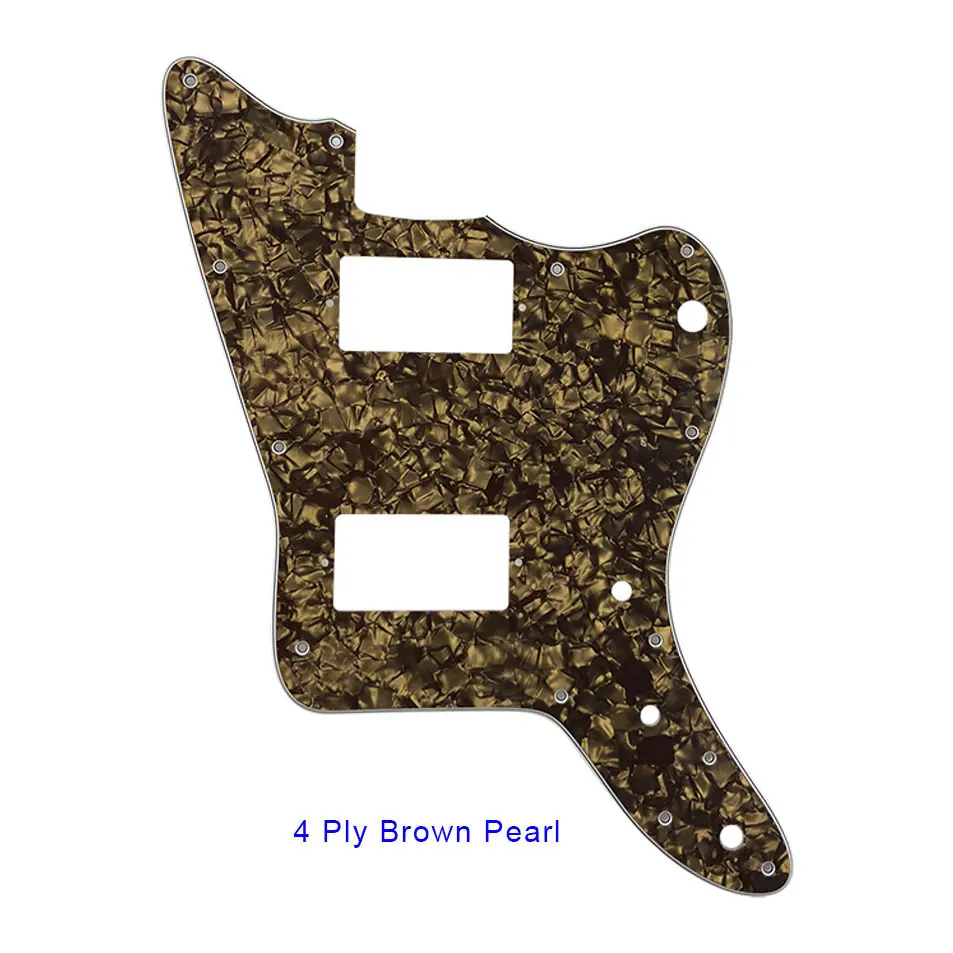 Xinyue Özel Pickguard 13 vida deliği için Sol üstte delik yok Japonya Jazzmaster Gitar Pickguard PAF Humbucker ile Köprü yok