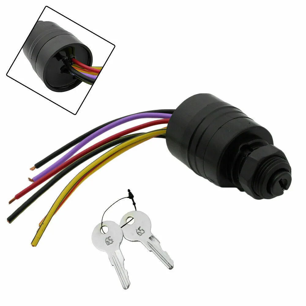 Mercury Ignition Key Switch 6 Wire Replaces 87-17009A2 17009A2 17009A5 Outboard MP41070-2 5