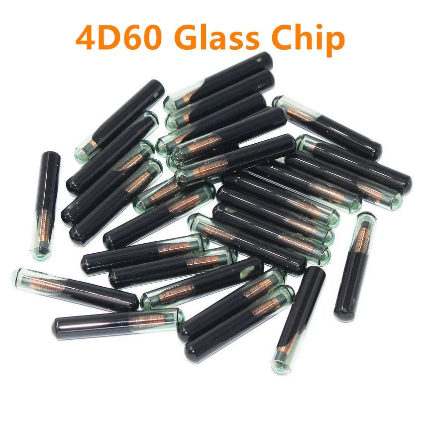 

10pcs ID 4D60 (T7) Glass chip auto transponder chip 4D60 blank car key chip for For Ford Connect Fiesta Focus Ka Mondeo