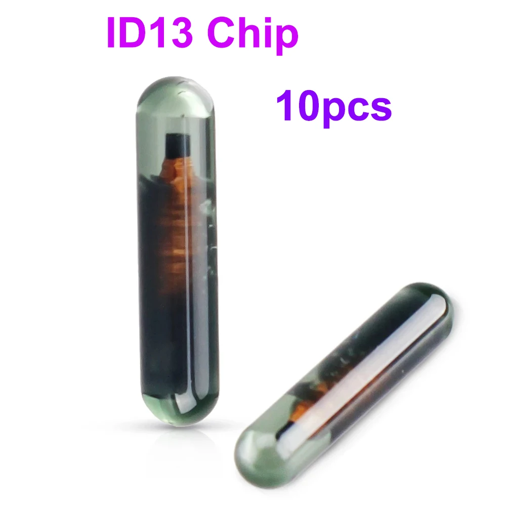 10pcs/lot High quality Car Key Chip Blank ID13 chip glass Auto Transponder chip ID 13 chip for Acura