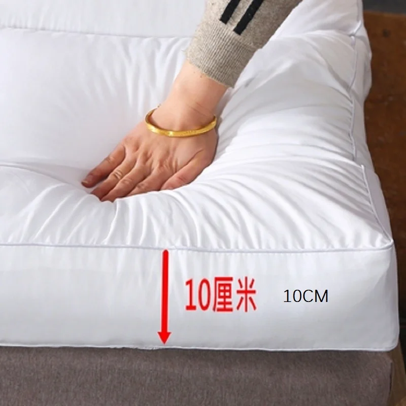 Warmth 10cm Thickened Comfort Soft Mattress Portable Health Filler Thick Folding Warm Single Bouble Size Tatami