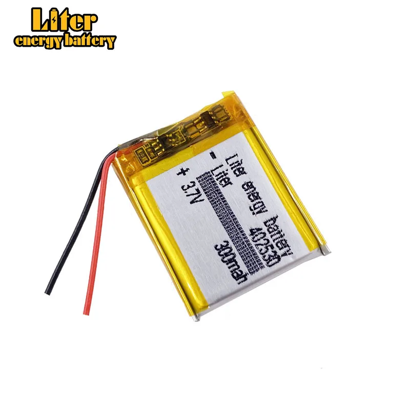 352530   3.7V,300mAH,[ 402530 ] Polimerowy akumulator litowo-jonowy / litowo-jonowy do zabawek, POWER BANK, GPS, mp3, mp4, telefonu komórkowego,