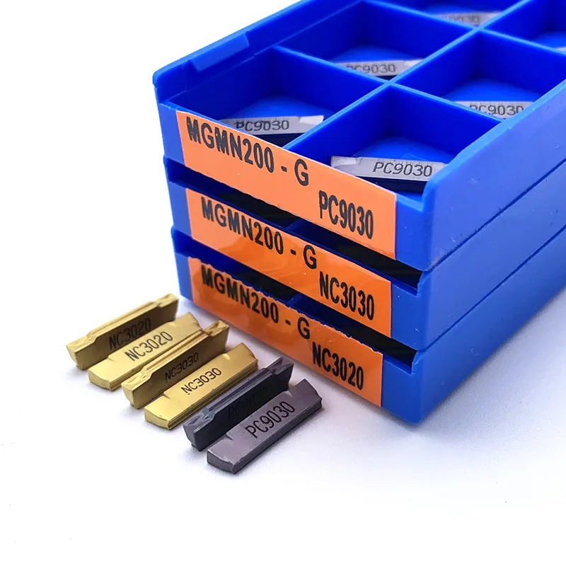 Alta calidad MGMN200 MGM300 MGMN400 PC9030/NC3020/NC3030 insertos de carburo de ranurado CNC torno cortador herramienta de torneado