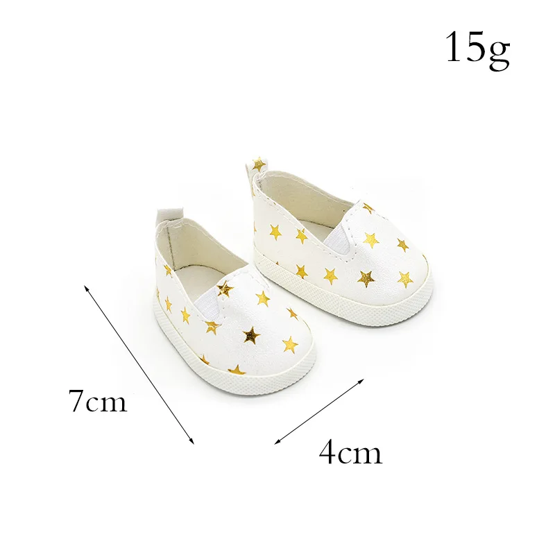 Fashion Star Point Canvas Shoes Fit For 45cm American Girl Dolls 18inch OG Girl Doll Shoes Accessories