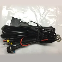 Switch wire with relay For Motorcycle LED Auxiliary Fog Light Driving Lamp