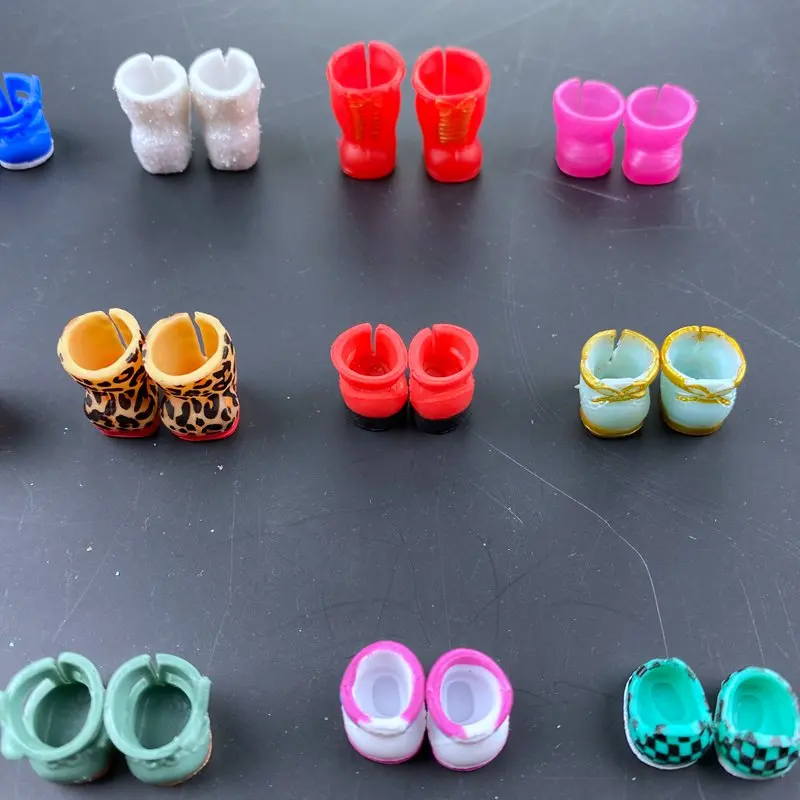 5/10Pairs doll Original Shoes  Accessories Set for 8 cm Big Sister Dolls Kid Birthday Gift Toy