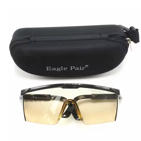 10600nm Laser Safty Glasses Protective Goggles EP-4-5 Continuous Absorption Eye Protection T%=90 CE OD5+ with Box