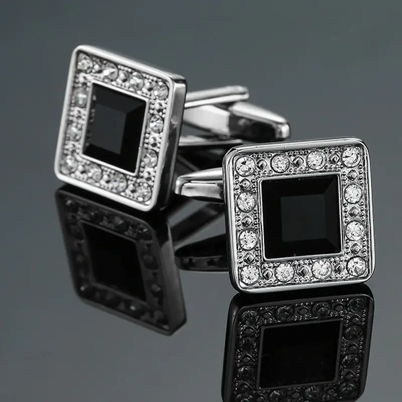 High quality horse Cufflinks new fashion jewelry crown Butterfly Crystal Cufflinks men\'s Wedding Shirt badge pin gift