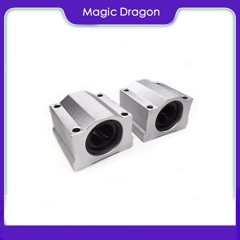 High quality 4PCS SCS12UU Bearing Slide Block Linear Motion Bushing SC12 UU Linear Shaft CNC 3D Printer Parts 
