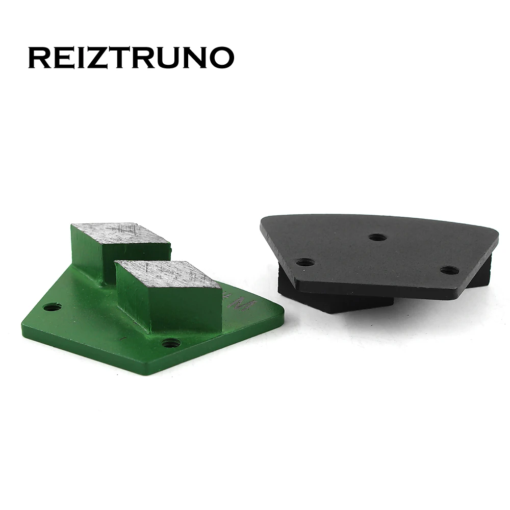 REIZTRUNO 1 pezzo Da Terra triangolo utensili di rettifica con due rombo segmenti di Diamante schiave Del metallo Disco di Macinazione Per Cemento