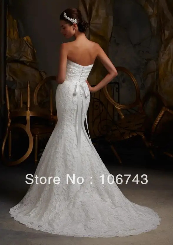 Spedizione gratuita vestito da ricevimento 2021 nuovo stile migliore sposa Sexy formato personalizzato fiocco in pizzo sirena di cristallo abiti da sposa su misura