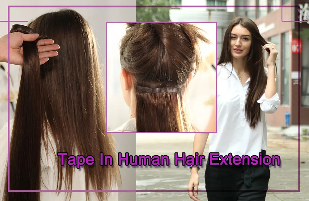SEGO 2,5 g/Stück, gerade Tape-In-Haarverlängerungen, Echthaar, Skin Weft Tape Hair, nahtlos, unsichtbar, doppelseitiges Klebeband, 20 Stück – Detail 2