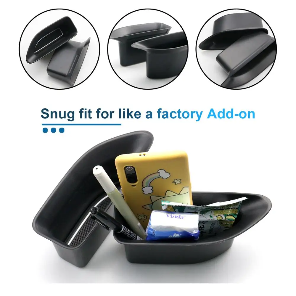 RUIYA для Leon MK3 Typ 5F 2013-2019 Автомобильная дверь боковая для хранения поддонов контейнер для хранения Авто Интерьер Leon MK3 аксессуары 2019