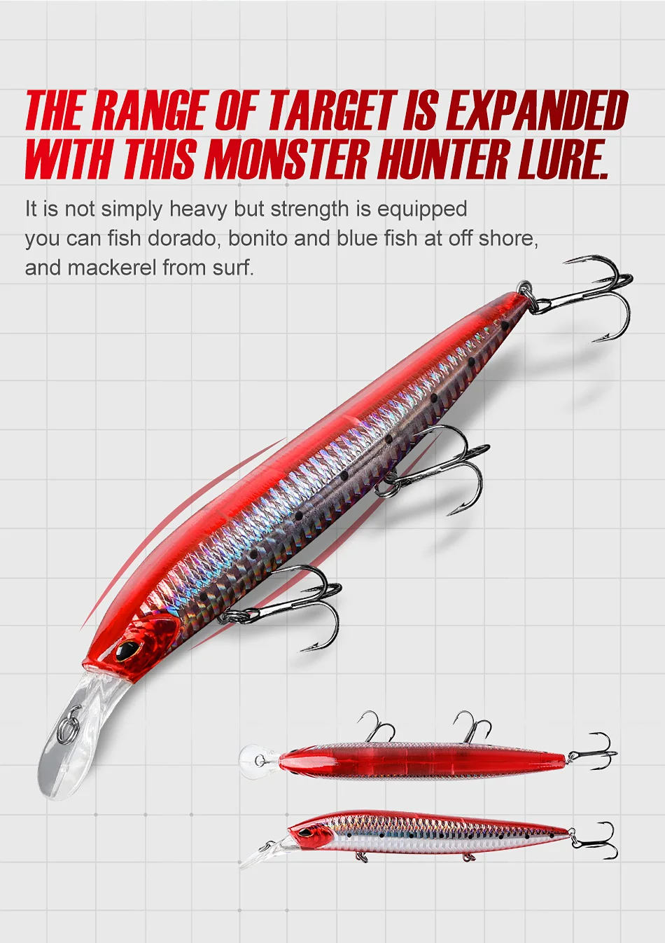 Noeby Sinking Minnow Angelköder 137 mm 41 g Wobbler Jerkbait Heavy Game Künstlicher harter Köder Seebarsch Salzwasser-Angelköder – Detail 11