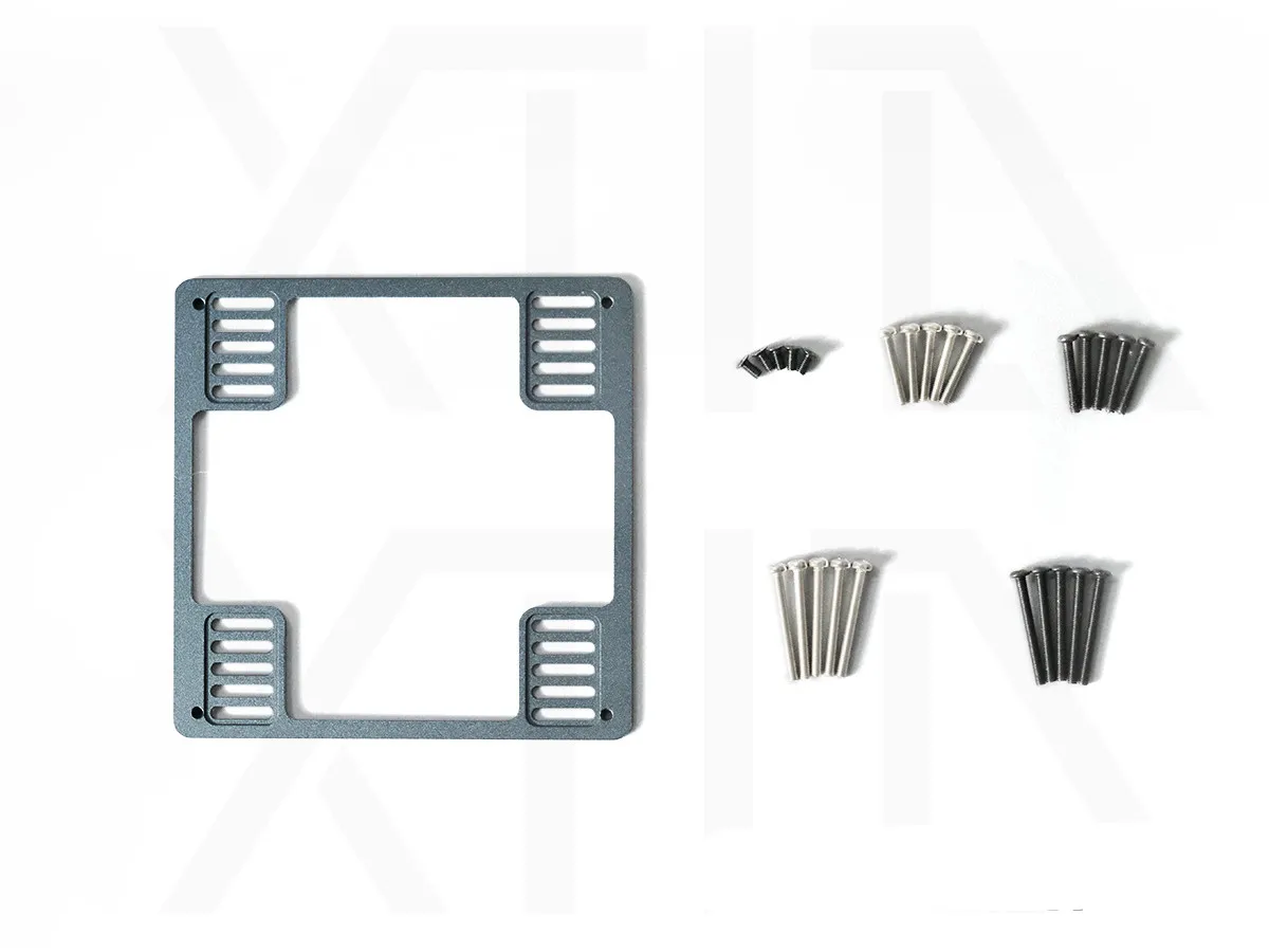 Imagem -02 - Adaptador 9cm do fã da Liga de Alumínio a 12cm Pode Ser Usado Fixando a Dissipação de Calor com os Parafusos de 9cm Tais Como os Apoios i7 de Axp100 o