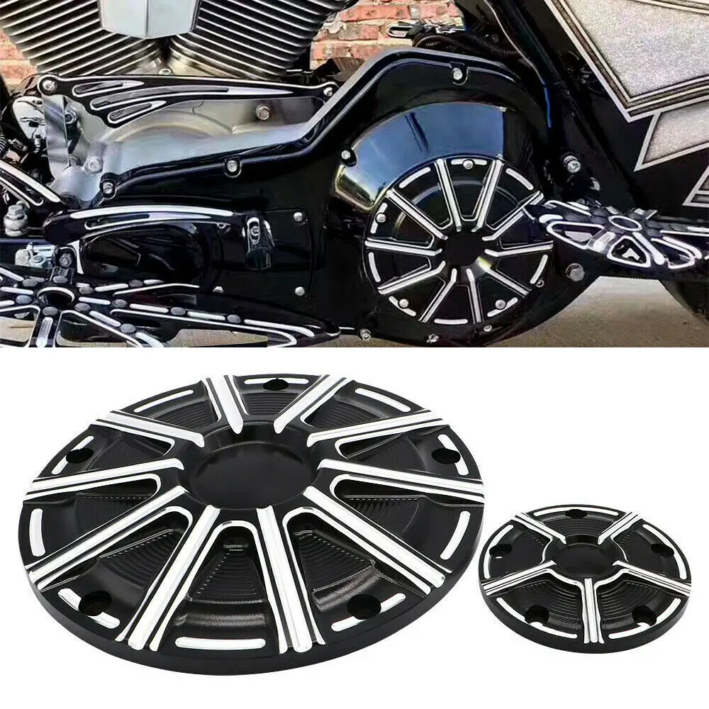 Motorrad Derby Timing Timer Abdeckung 5 löcher Motor Abdeckung Für Harley Touring Road King Electra Glide Street Glide Softail Dyna