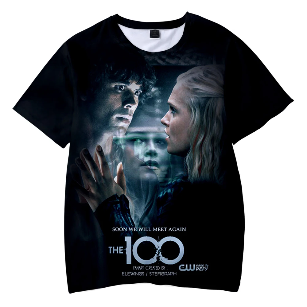 

The 100 3d T-Shirt Men Women T Shirts The 100 TV Show May We Meet Again Harajuku Casual Short Sleeve