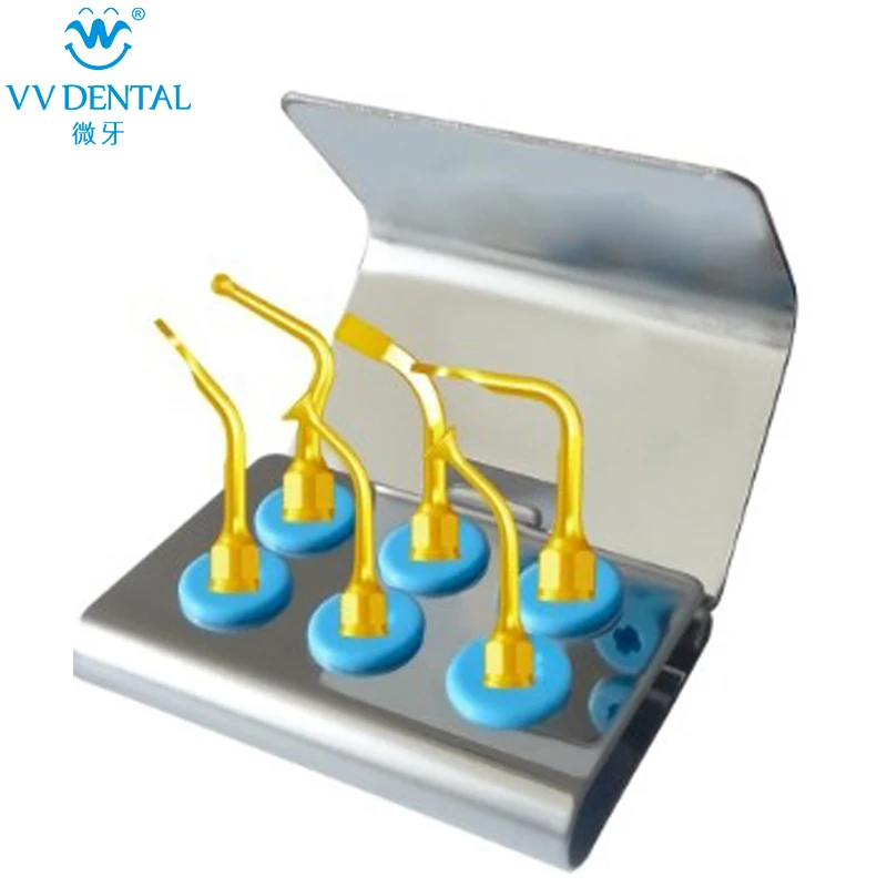 

VV DENTAL Cheap Ultrasonic Scaler Surgery Sinus Lift Tips Kit Compatible With MECTRON /NSK Handpiece UL1/UL2/UL3/UL4/UL5