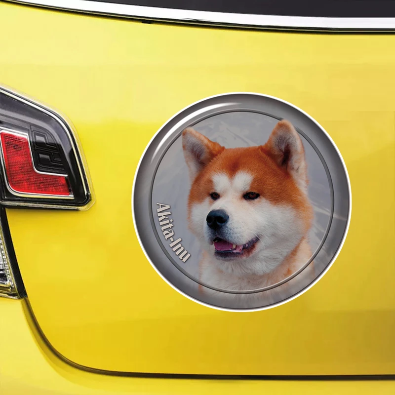 

S61905# Akita Inu Self-adhesive Decal Car Sticker Waterproof Auto Decors on Bumper Rear Window Laptop Choose Size