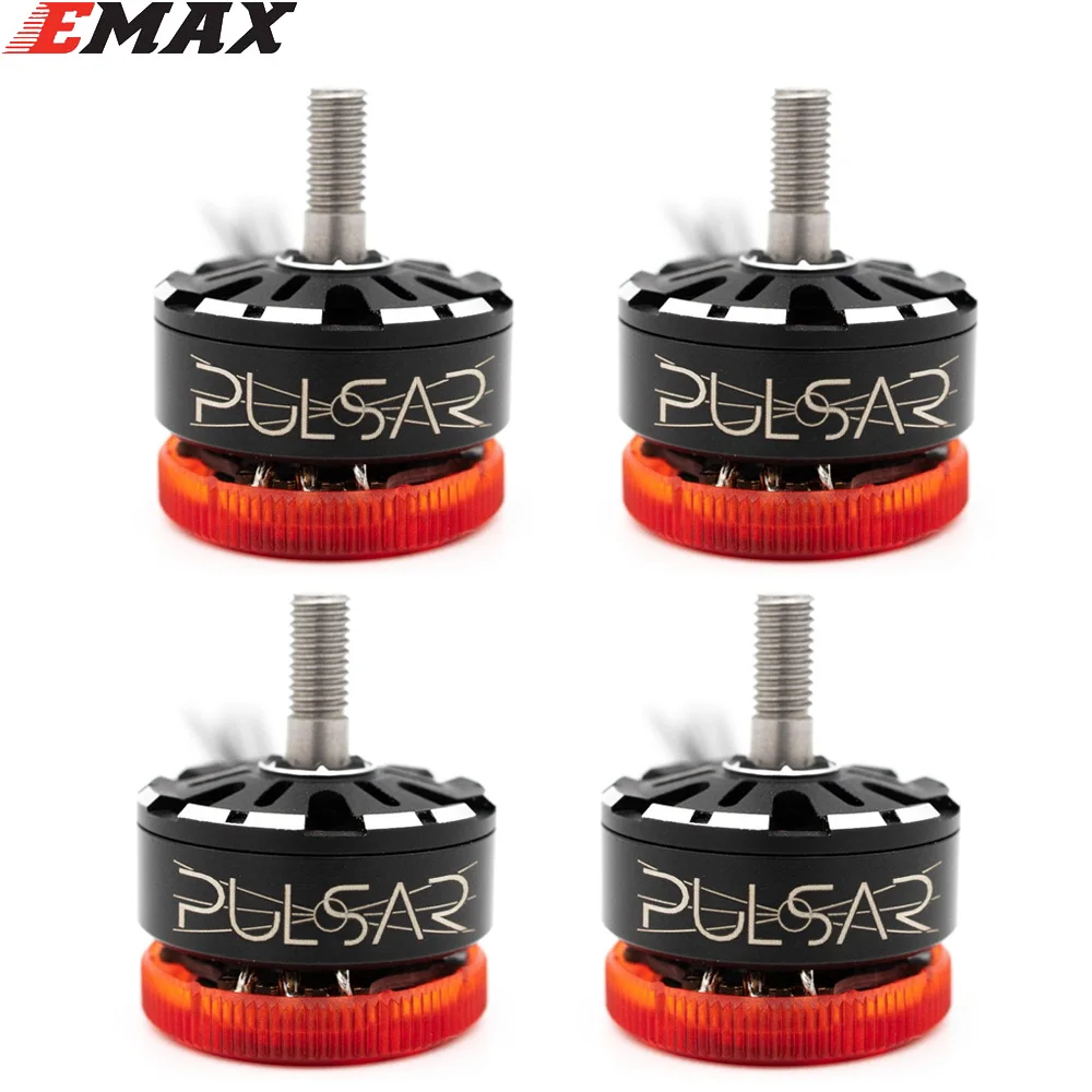 Motor sin escobillas EMAX Pulsar 2207 1750KV 2450KV 3-6S LED para Dron de carreras RC FPV, accesorio