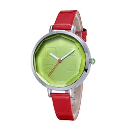 Top Lady Women's Wrist Watch Fine Cute Fashion Hours Dress Bracelet Mix Colors Leather School Girl Birthday Gift Julius No Box