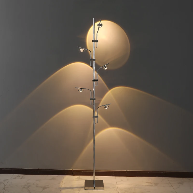 Italian Multi - Head Adornment Projection Floor Lamp Modern Vox Living Room Bedroom Atmosphere Individual Color Lighting