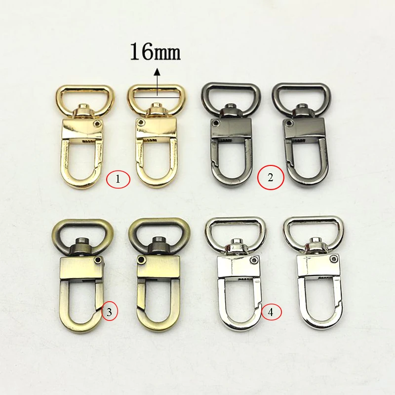 

30pcs Swivel Lobster Leather Handbag Purse Shoulder Strap Belt Clasp Clip Trigger Buckle Key Ring Dog Chain Collar Snap Hook