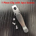 White Clip X screws