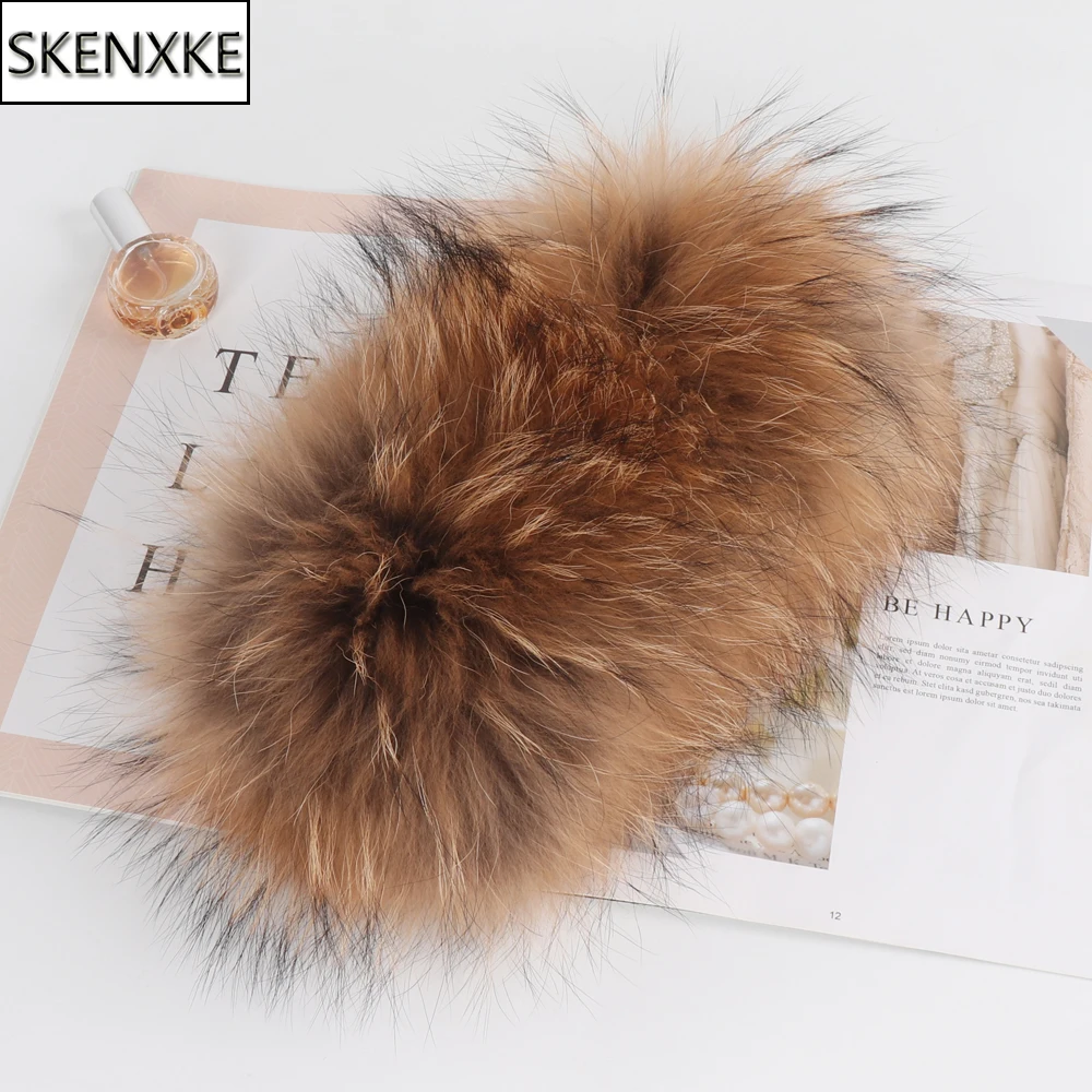 Natural Warm Fox Fur Headband New Women Winter Fashion Real Fox Fur Scarf Good Elastic Knitted Genuine Real Fox Fur Ring Scarves