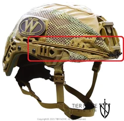 Casco Wendy 3.0 con riel guía NVG tercera generación visión nocturna