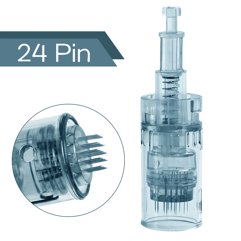 10/20/50Pcs M8 Cartridges Microneedle Replacement Needle Tip 11 16 24 36 42 Nano 3D 5D MTS Microneedling For Dr.imp Derma Pen