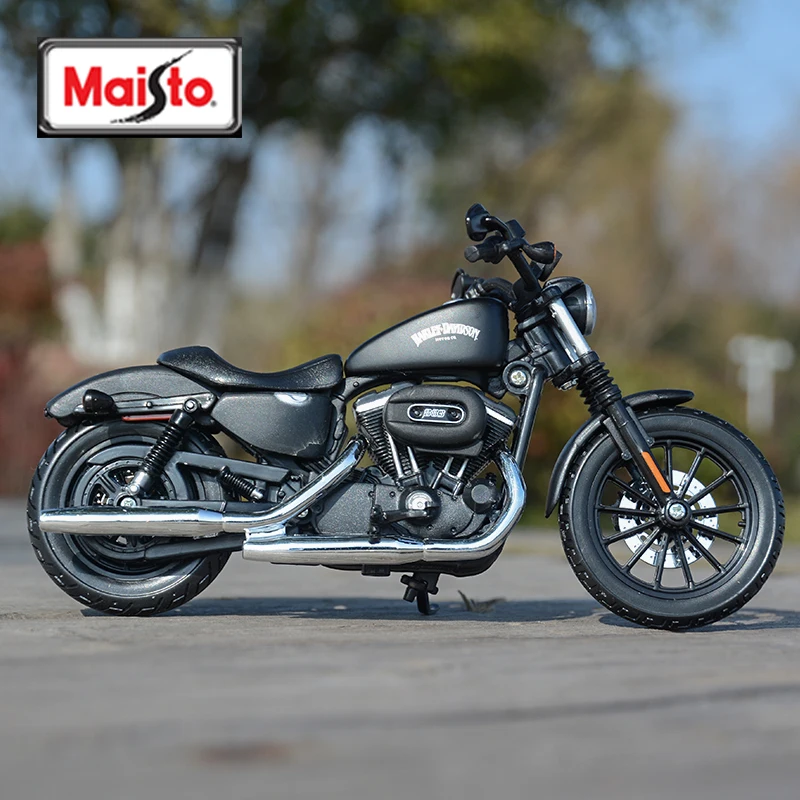 Maisto 1:12 Harley Davidson 2014 Sportster Iron 883 odlew pojazdy kolekcjonerskie hobby Model motocykla zabawki