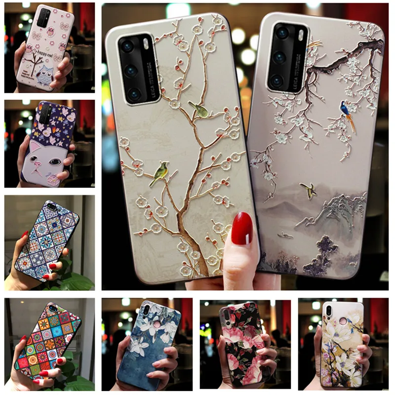 For Moto G9 Plus Case 6.81'' Cute Relief Soft Silicone Back Cover For Motorola Moto G9 Plus Phone Cases G 9 Plus + Fundas G9Plus