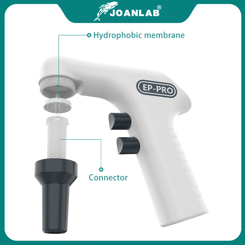 JOANLAB contrôleur de Pipette électrique grand Volume équipement de laboratoire de Pipette automatique pompe de Pipette électronique 110v à 220v