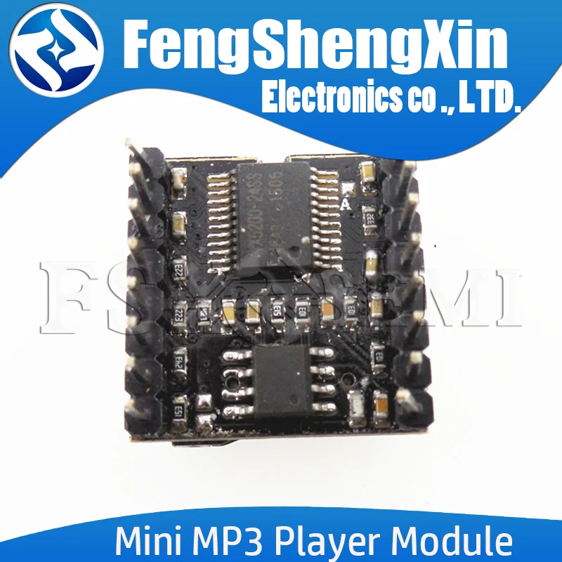 Mini MP3 DF Player Module Board MP3 Audio Voice Decode Board For Arduino Supporting TF Card U-Disk IO/Serial Port/AD DFPlayer