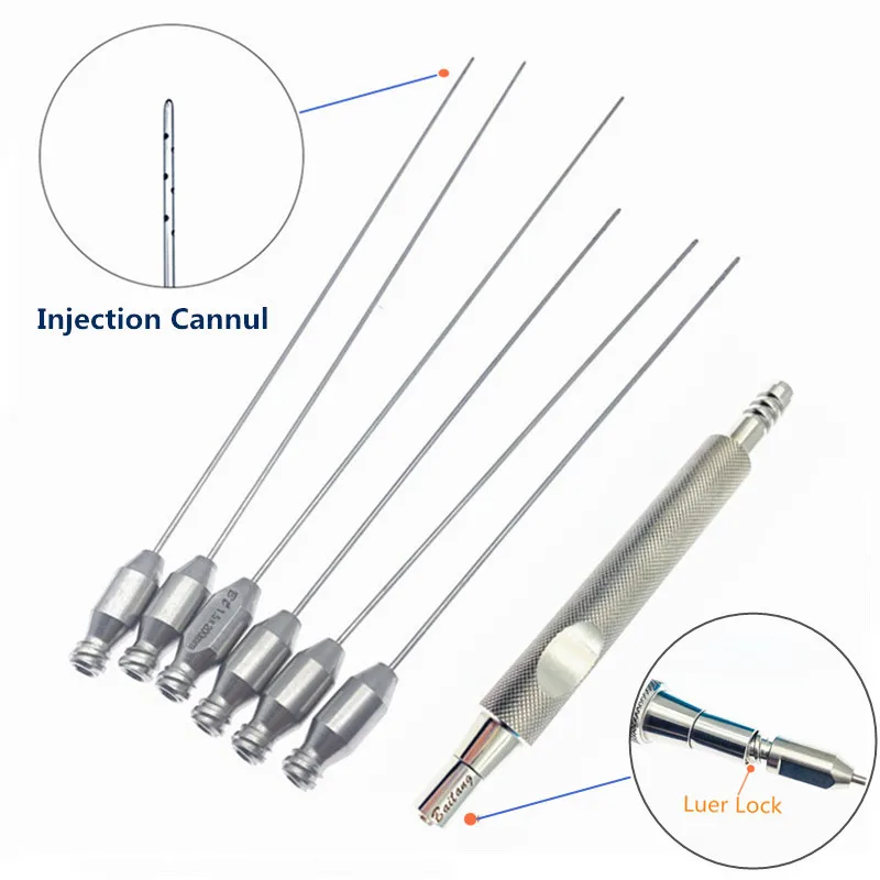 

Liposuction Cannula liposuction injection needles Infiltration Cannulas with Stainless steel Handle Fat Aspiration tool