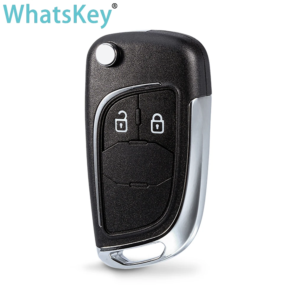 WhatsKey-funda plegable para llave de coche, carcasa para mando a distancia, para Vauxhall, Opel, Insignia, Astra J, Zafira, mokka, Chevrolet,