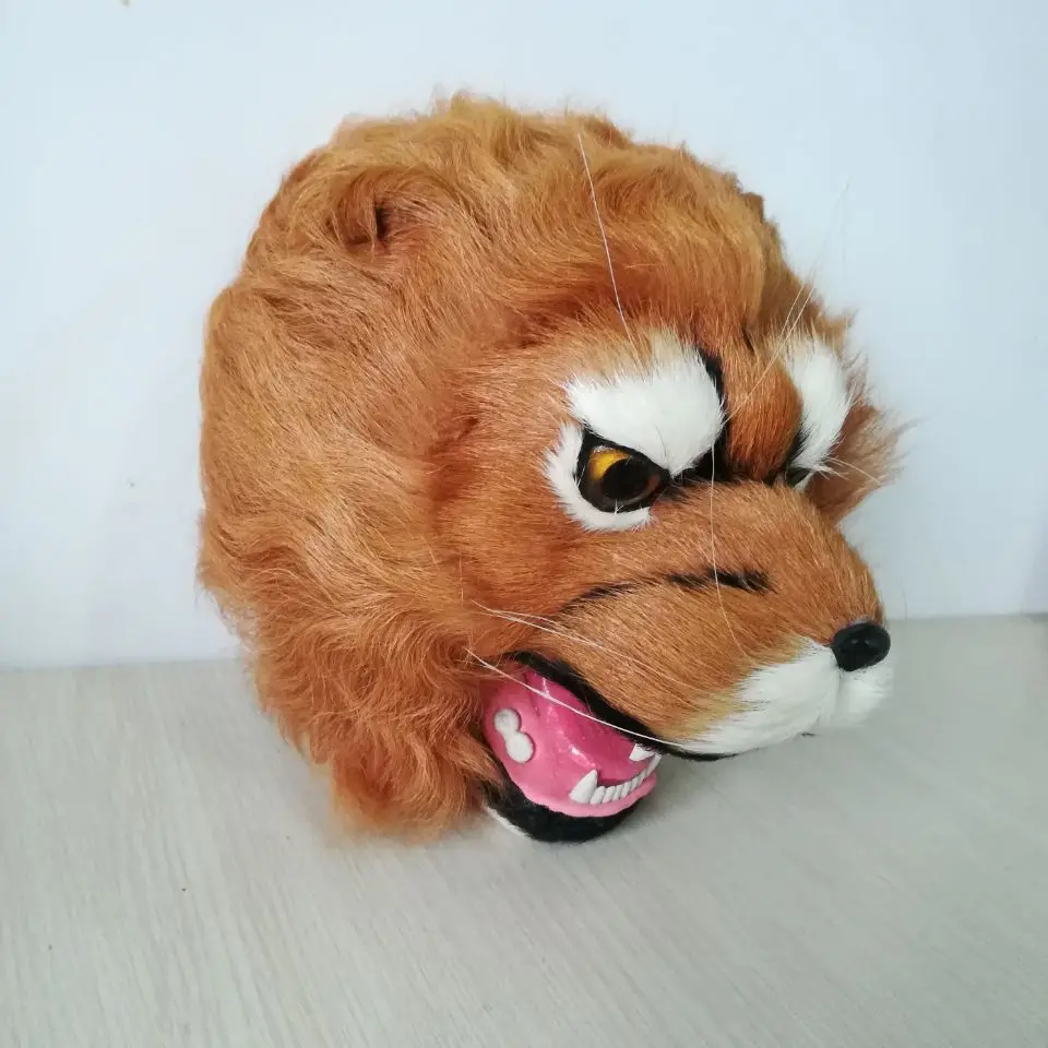 simulation lion head about 22x20cm hard model plastic&furs lion wall pandent handicraft home decoration toy gift w7019