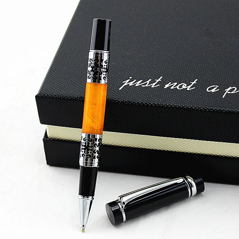 

High Quality Luxury Metal Ballpoint Pen Sculpture Pattern Roller Pen Office School Stationary Pen